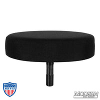 Crab Dolly Seat with Junior Pin in Black Zinc for Film Grip Rigging, Covered in Cordura 1000 Material