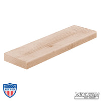 1" x 3" x 12" cribbing for film grip and rigging, used to create a smooth level track for dollies.