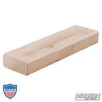 2" x 4" x 10" cribbing for film grip and rigging, used to create smooth, level tracks for dolly setups.