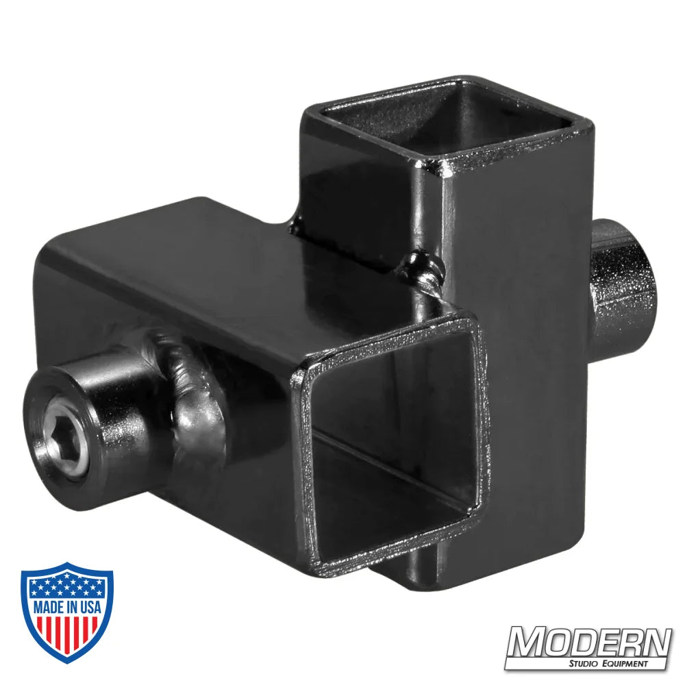Cross For 3/4" Square Tube - Black Zinc