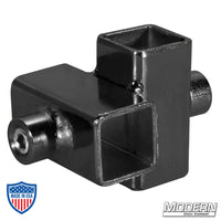 Cross For 3/4" Square Tube - Black Zinc