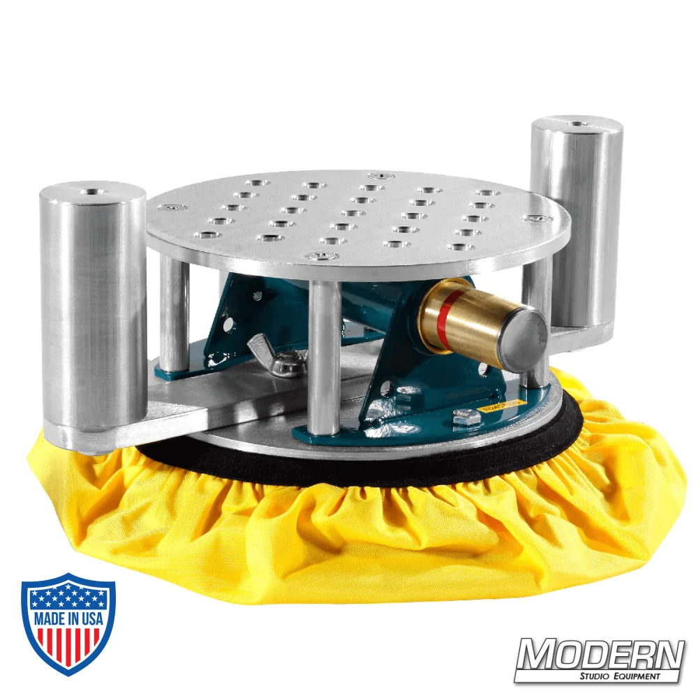 Deluxe 10" Super Suction Cup with Cheese Plate and 1-1/4" Starters for film grip rigging by Modern Studio Equipment