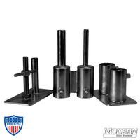 Double Pipe Wall Spreader Kit for 1-1/2" Speed-Rail® providing film grip and rigging solutions with added strength and stability.