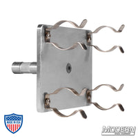 Dual Fluorescent T12 Lamp Holder With 5/8" Pin