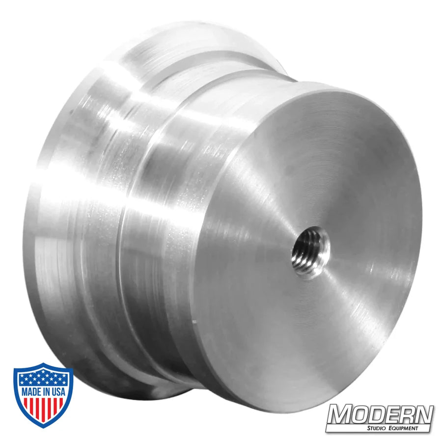 Elemack Starter Euro male adapter with 3/8" and 1/2" female threads for film grip rigging