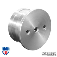 Elemack Starter Euro male adapter with three female threads for film grip rigging