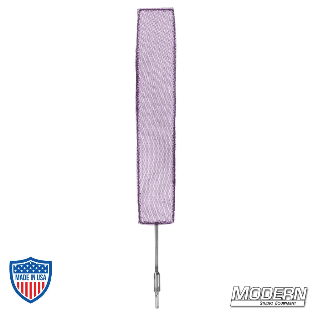 2x12 finger frame for film grip rigging, fabric-covered, reduces light without altering pattern or color temperature