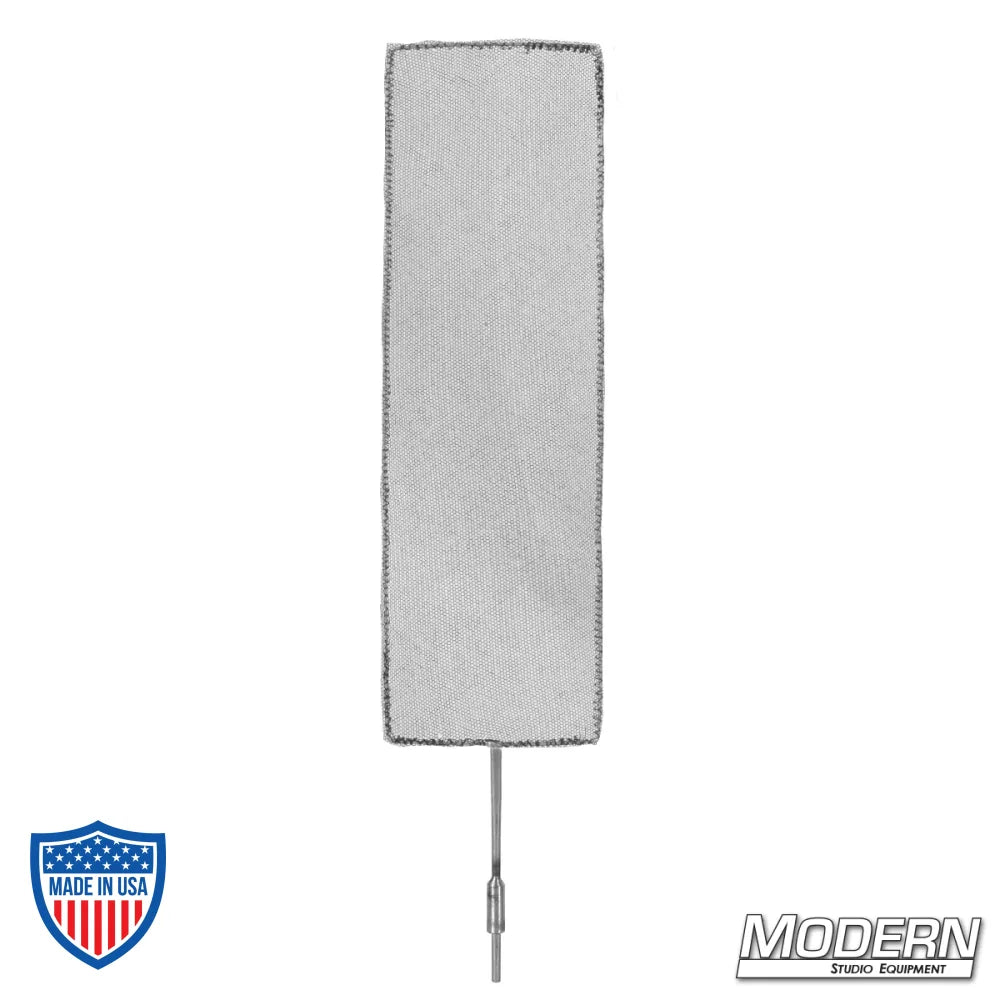 4" x 14" finger frame for film grip rigging, covered with fabric to reduce light without changing pattern or color temperature.