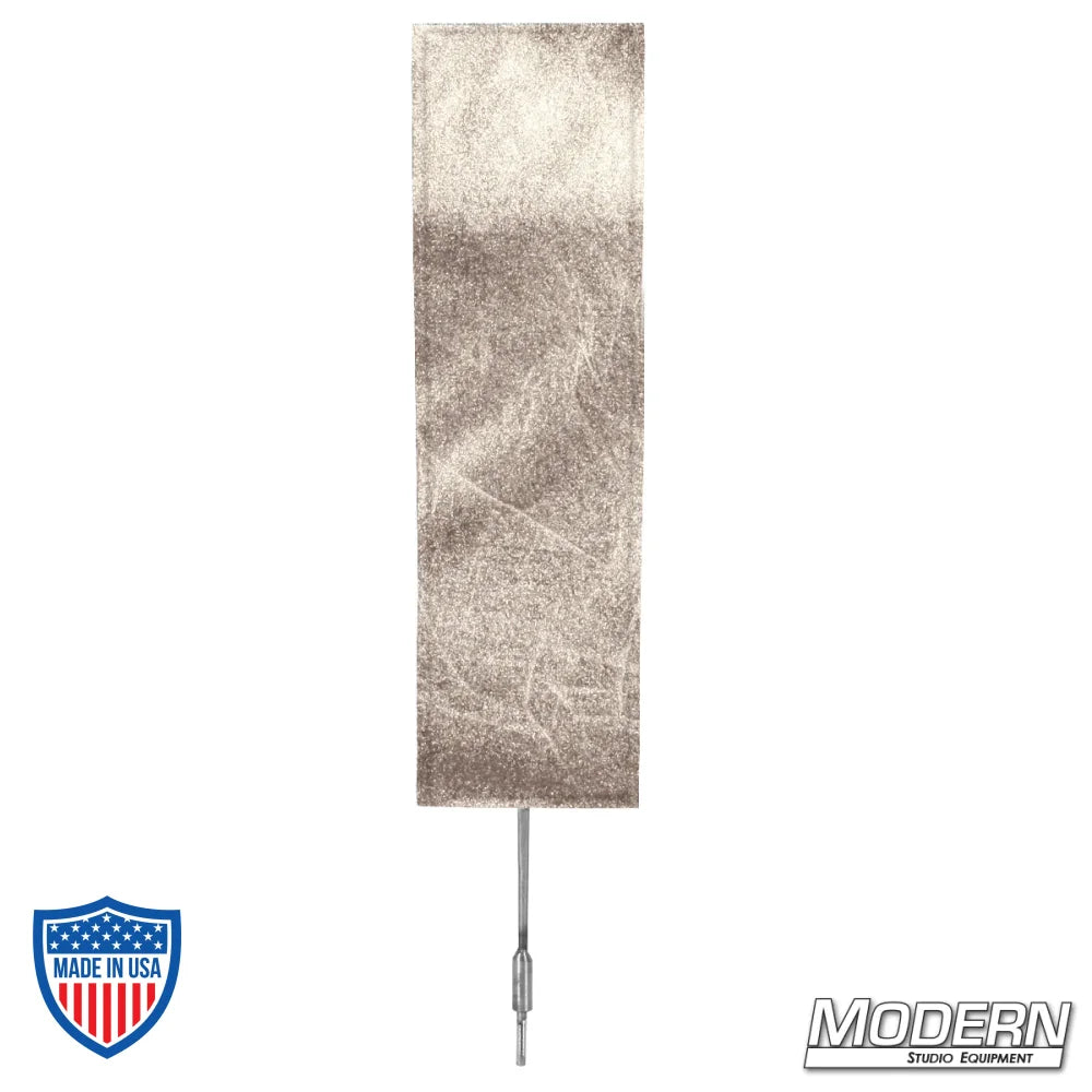 4" x 14" finger frame with fabric cover for film grip rigging, reduces light without altering pattern or color temperature.