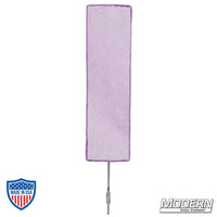 4" x 14" finger frame with fabric cover for film grip rigging; reduces light without altering pattern or color temperature.