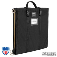 Black Fingers & Dots Bag made of cordura 1000 material for film grip rigging, shown with individual pockets for 18 dots and 12 fingers.