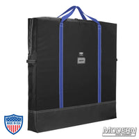 Black Flag Bag (36" x 36") with blue handles for film grip rigging by Modern Studio Equipment