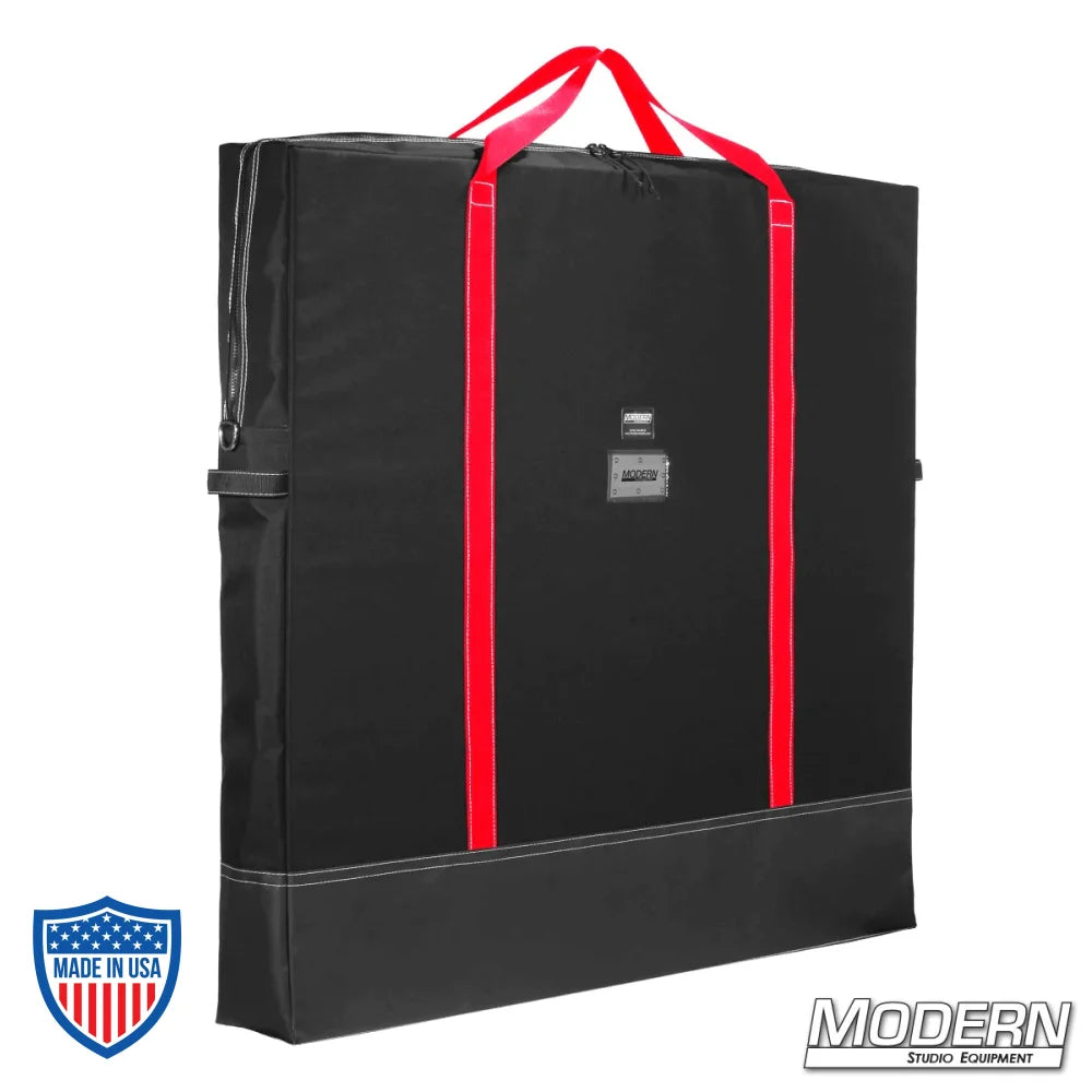 36" x 36" Flag Bag with Red Carrying Handles for Film Grip and Rigging