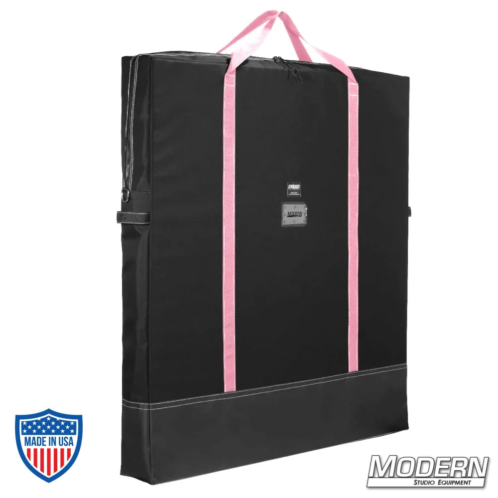 Heavy-duty Flag Bag for film grip and rigging, 48" x 48", made of Cordura fabric with vinyl bottom, zippered closure, and carrying handles.