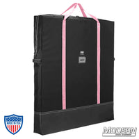 Heavy-duty Flag Bag for film grip and rigging, 48" x 48", made of Cordura fabric with vinyl bottom, zippered closure, and carrying handles.