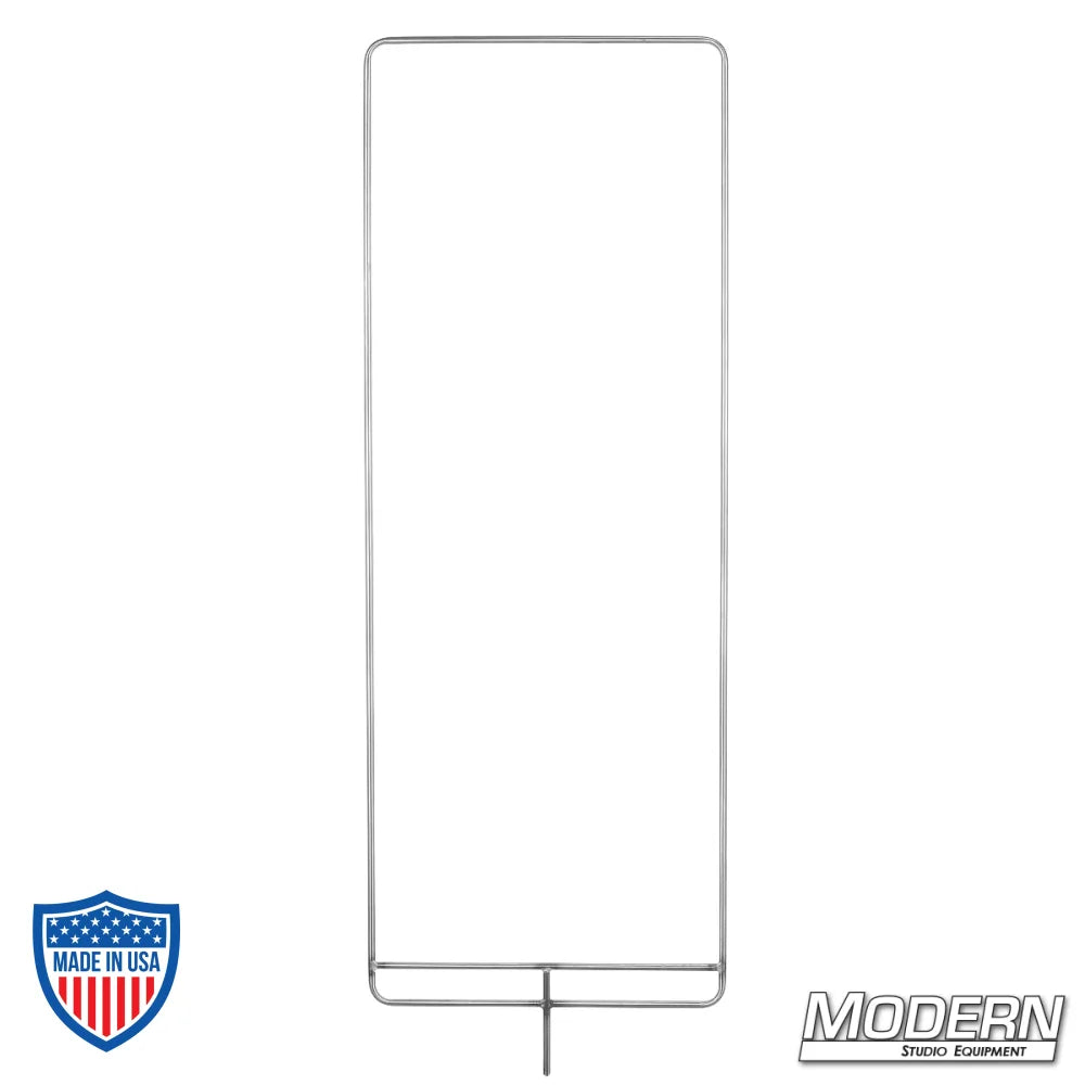 Stainless steel frame for flag or cutter, ideal for film grip and rigging. Uncovered and durable frame for professional use.