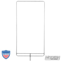 Uncovered stainless frame for flag or cutter, ideal for film grip rigging by Modern Studio Equipment.