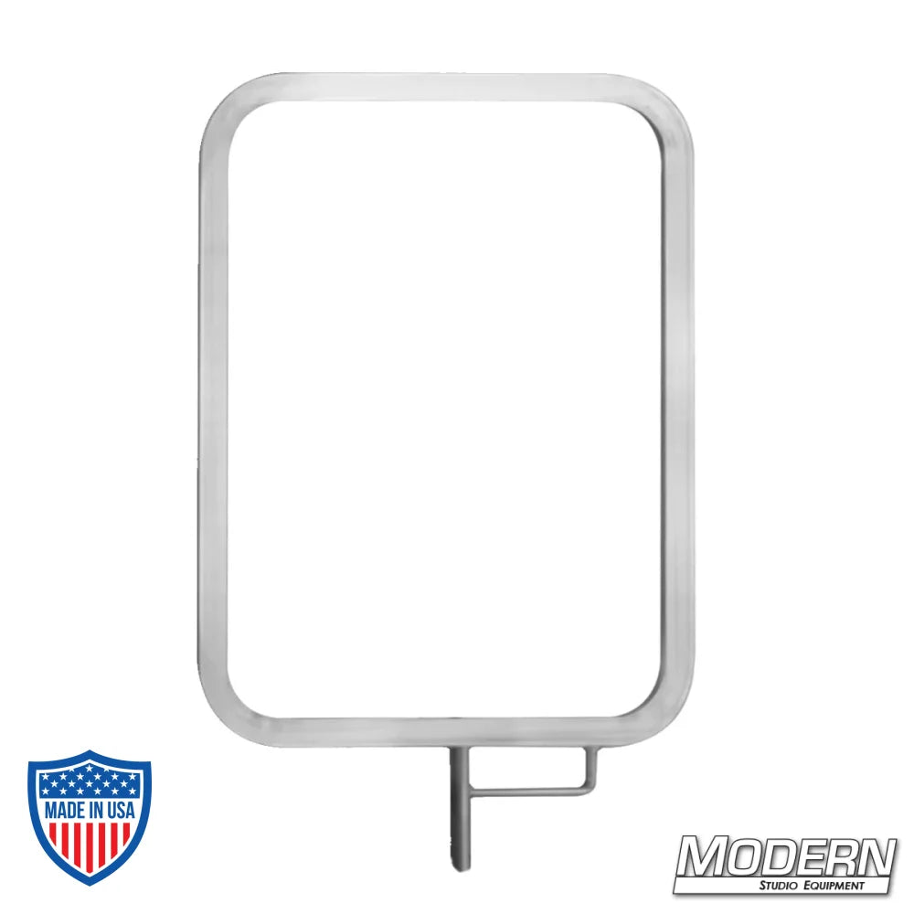 Aluminum flat gel frame for film grip and rigging equipment.