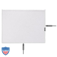Flex Scrim 10" x 12" with open-end frame for film grip and rigging to control light on set