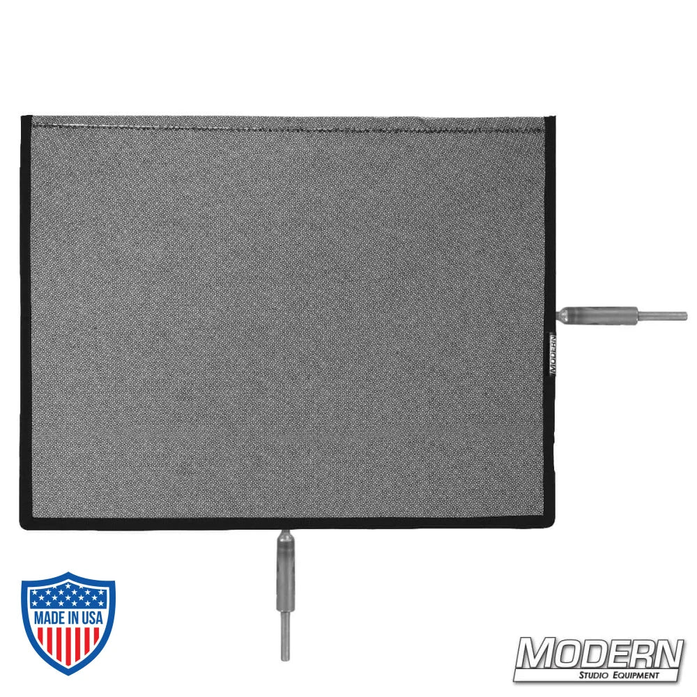 Flex Scrim 10" x 12" with open-end frame for film grip and rigging, designed to manipulate light on set or subjects