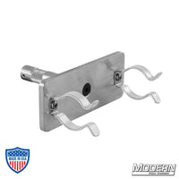 Fluorescent T12 Lamp Holder With 5/8" Pin And Rubber Clips