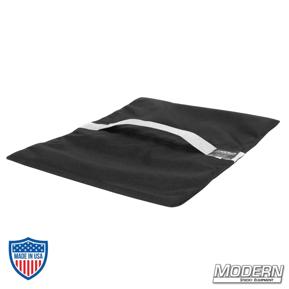Flyaway Sandbag (35 lbs.) made of Cordura 1000 with velcro closure for film, grip, and rigging - empty bag, silica sand not included