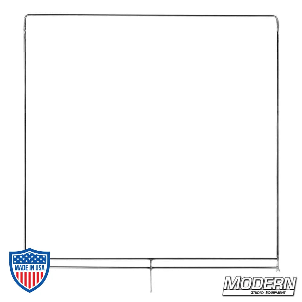 Foldable 48" x 48" film frame for grip and rigging, breaks down for travel and shipping. Includes custom carrying bag for convenient transport.