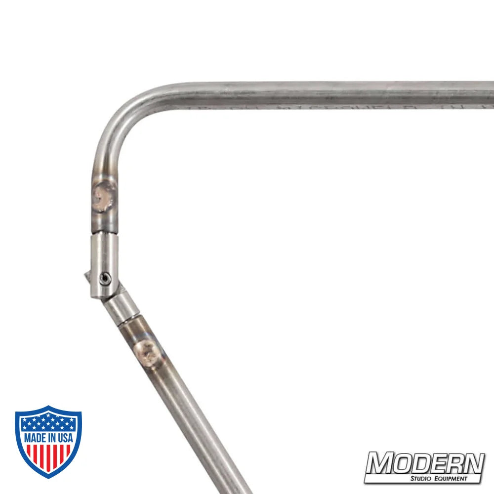 Foldable 48" x 48" frame for film grip and rigging, breaking down to 6" x 48". Ideal for travel with included custom carrying bag.