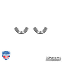 Pair of metal film grip rigging accessories from Modern Studio Equipment.