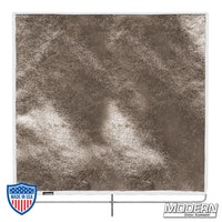 Gold Lame fabric on 304 military grade stainless steel frame for film grip rigging, providing soft, warm, slightly diffuse reflective bounce.