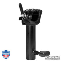 Grid Clamp with Junior Receiver in Black Zinc with Nut for Film Grip and Rigging Tasks