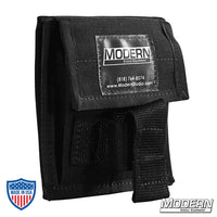 Hammer and nail holder with Velcro safety strap, perfect for film grip rigging, by Modern Studio Equipment.