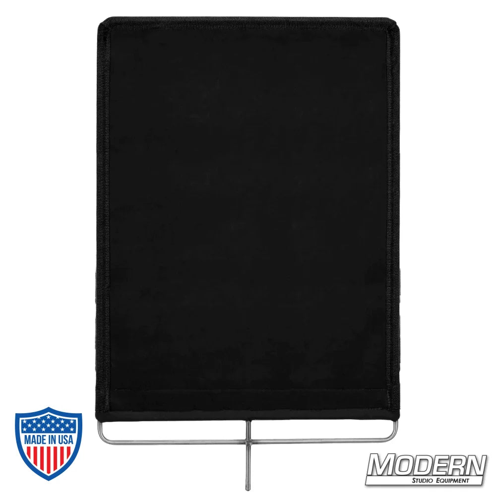 Black heat cloth with stainless frame for film grip rigging in Modern Studio Equipment.
