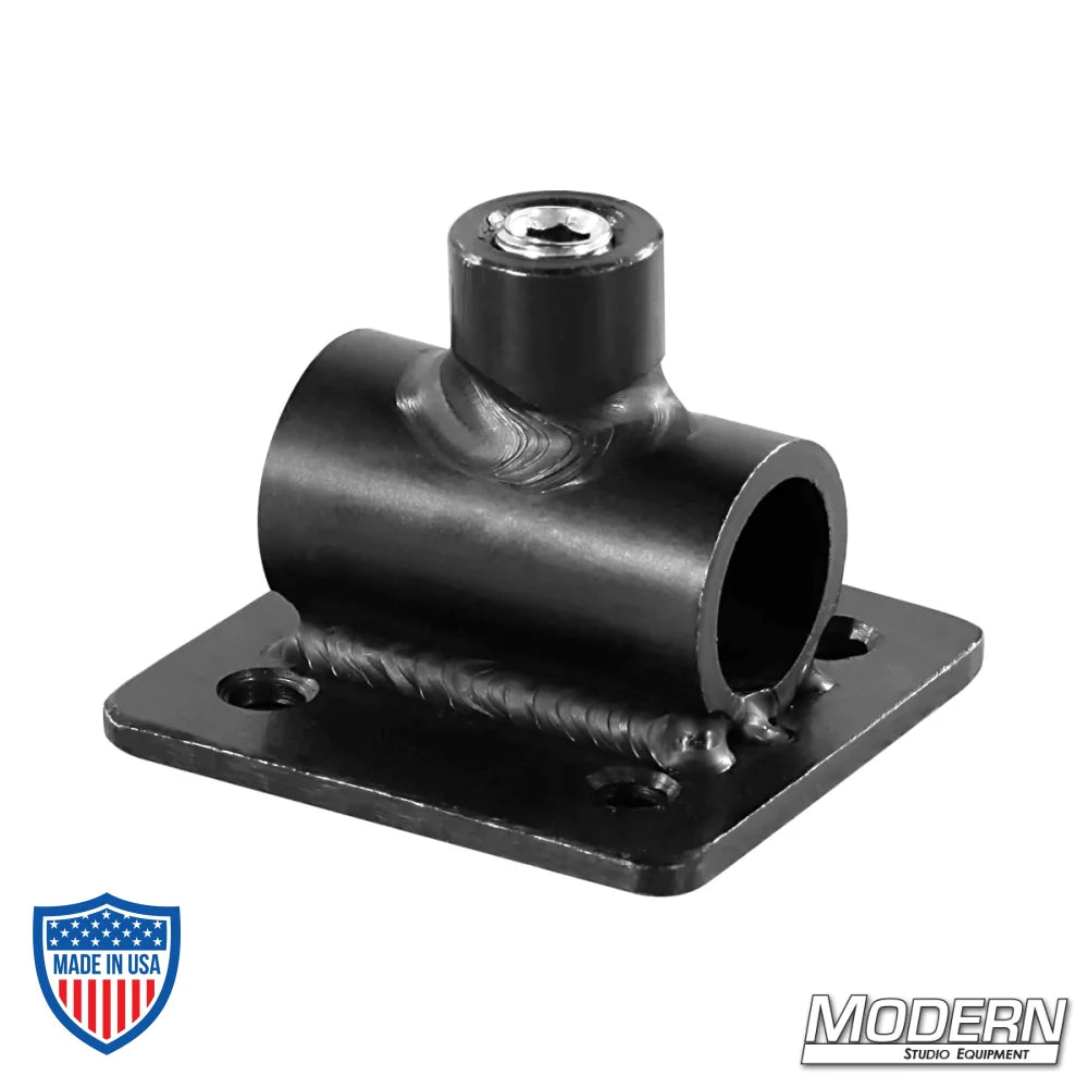 Horizontal 5/8" Receiver Plate - Black Zinc