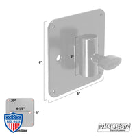 Modern Horizontal Junior Receiver Nail-On Plate - Black Zinc