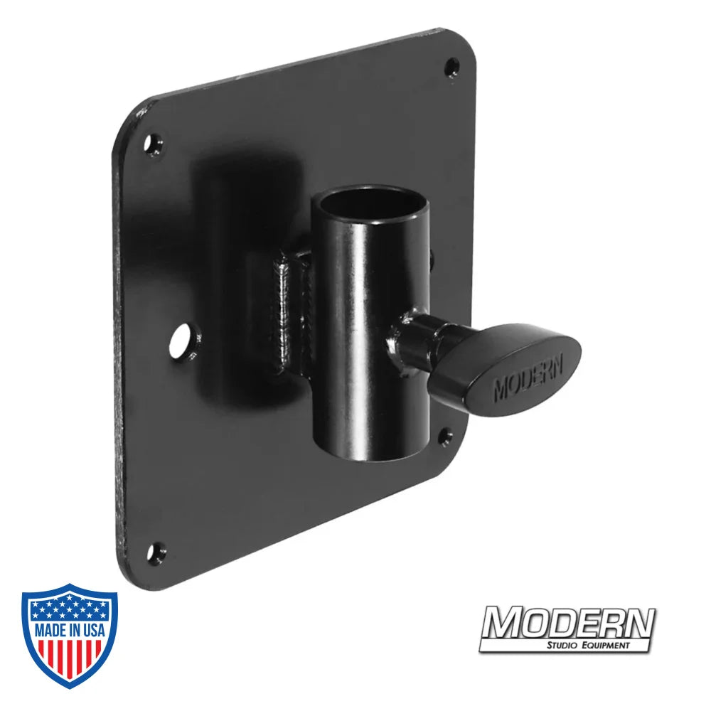 Modern Horizontal Junior Receiver Nail-On Plate - Black Zinc