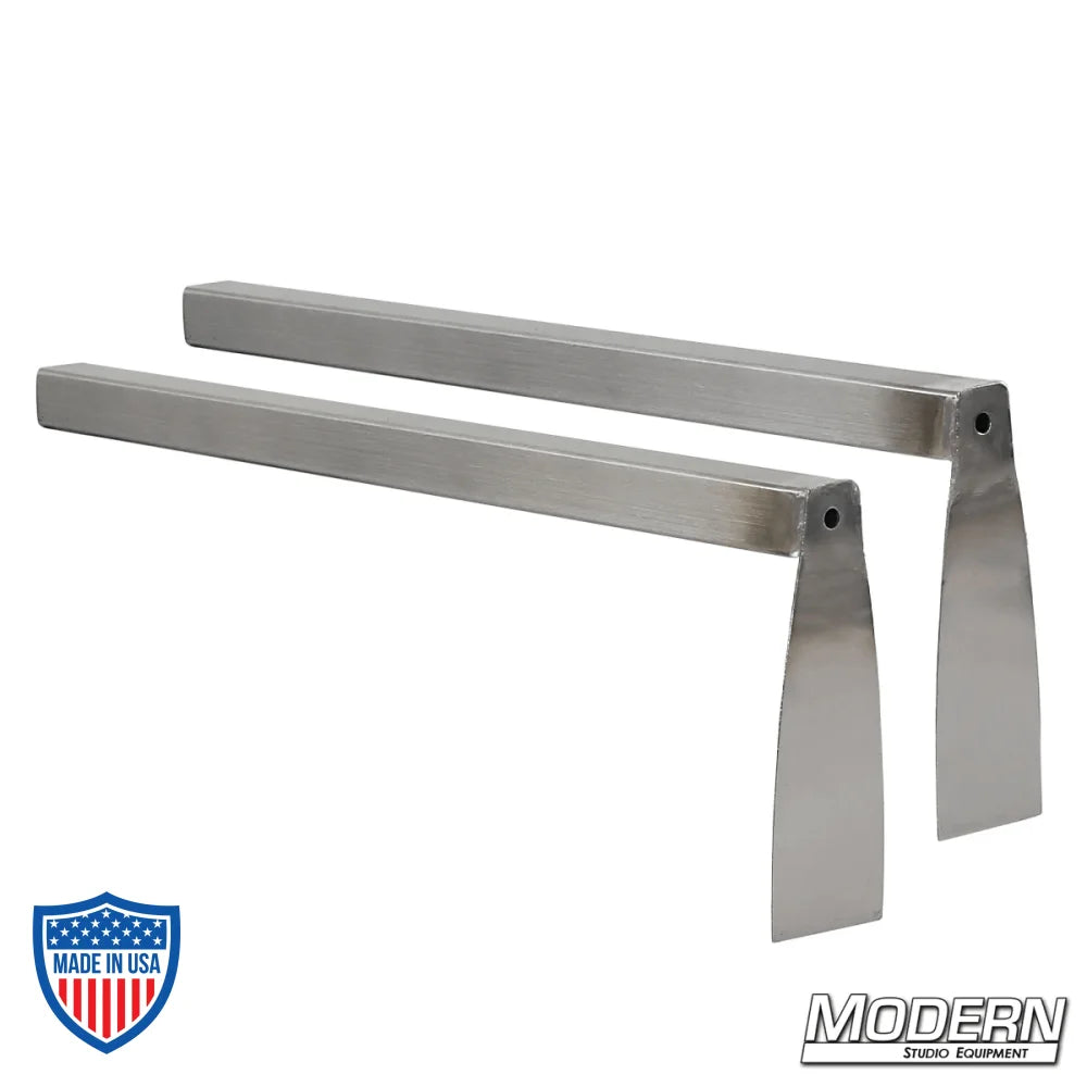 Hostess Tray Blade Inserts (Set of 2) in Stainless Steel for Film Grip and Rigging