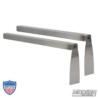 Hostess Tray Blade Inserts (Set of 2) in Stainless Steel for Film Grip and Rigging