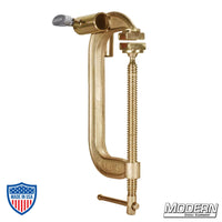 8" forged Junior C-Clamp with 1-1/8" junior receivers for film grip and rigging tasks.