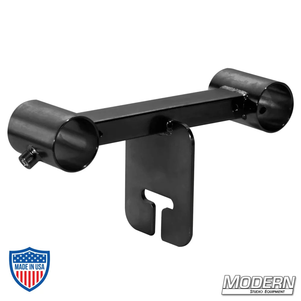 Ladder truss with ear for 1-1/4" Speed-Rail® used in film grip rigging to mount rig to combo heads or lollipops.