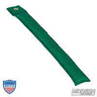 Modern 12" marker for film grip rigging, made with durable Cordura 1000 material, designed to mark a position for actors on various surfaces.