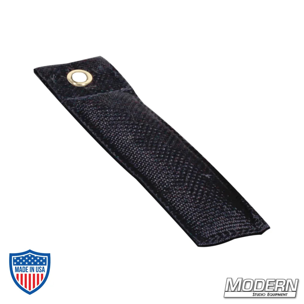 Modern 4" marker made of durable Cordura 1000 for film, grip, and rigging applications.