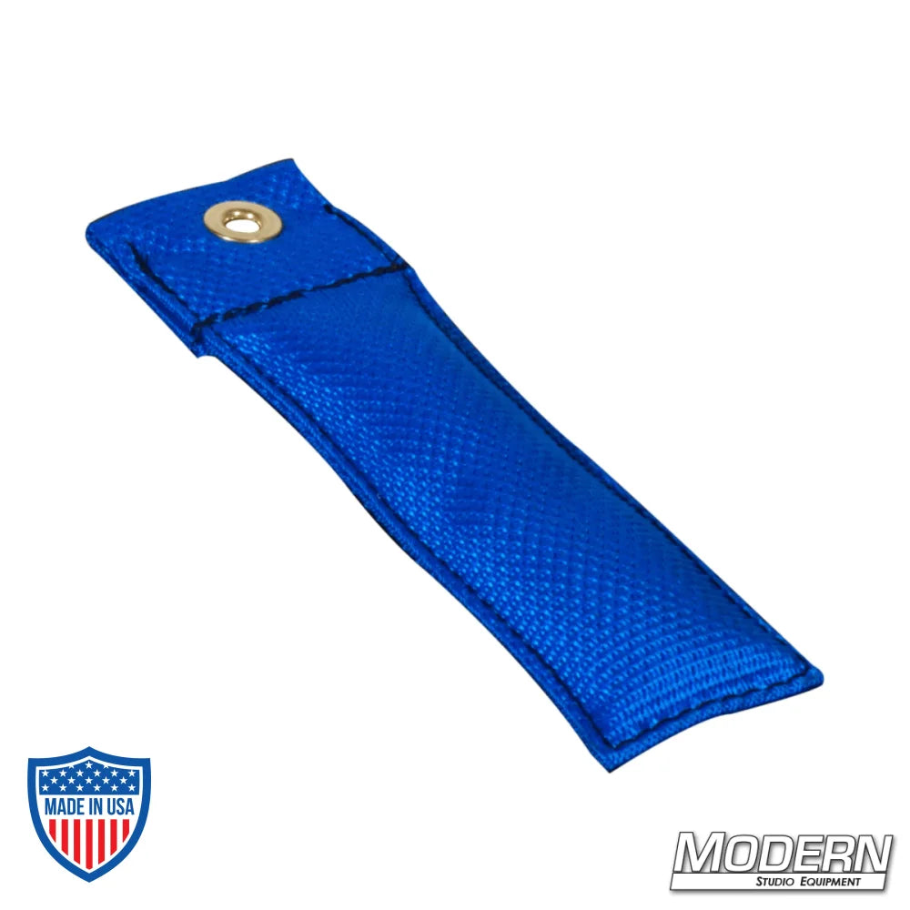 Modern's 4" durable blue marker made of Cordura 1000 for film grip and rigging.