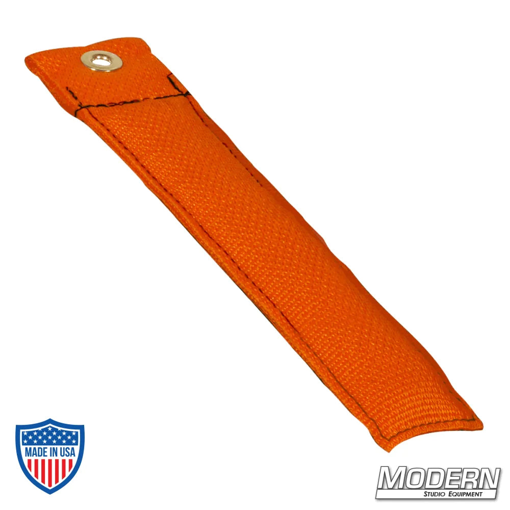 Modern 6" Marker for film grip and rigging, made of durable Cordura 1000, filled with shot for stability on set.