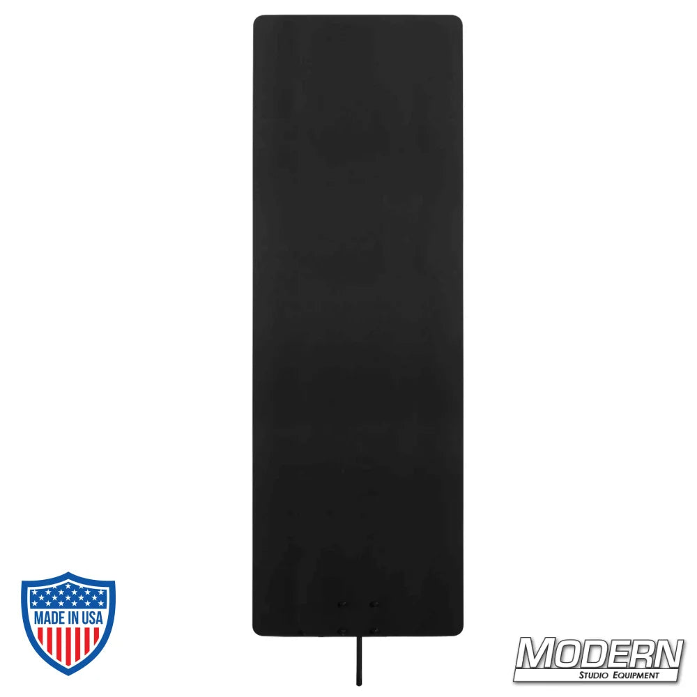 Aluminum film grip rigging cutter with black powdercoated frame.