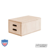 Micro Apple Box miniature replica for film grip and rigging, dimensions 4" x 2.4" x 1.8", novelty gift.