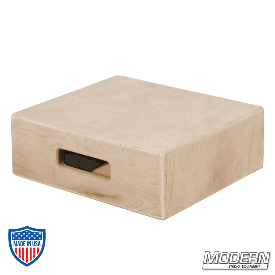 Mini Apple Box - Half made from birch wood for film grip and rigging, featuring smooth, rounded corners and sturdy construction for longevity.