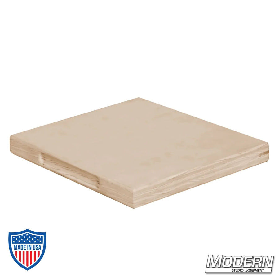 Mini Apple Box Pancake for film grip and rigging made from sturdy birch with smooth rounded corners for optimal durability and longevity.