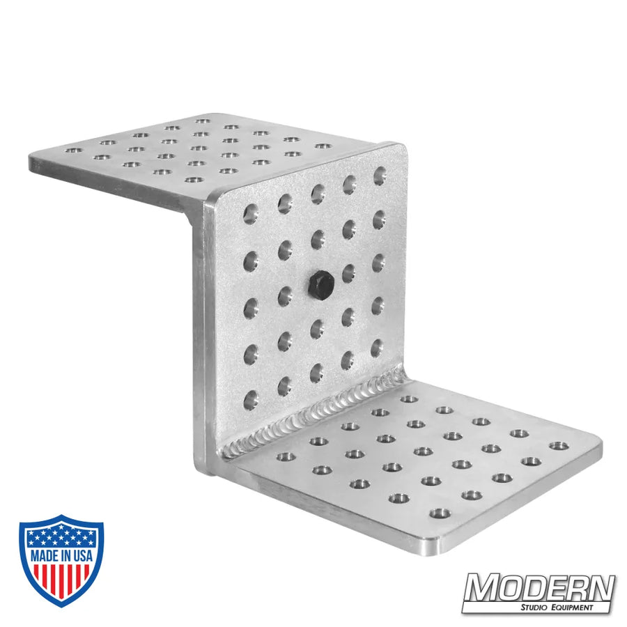 Mini Double Swivel Cheese L-Plate 6" for camera mounting, made from 6061 aluminum, ideal for film grip and rigging tasks