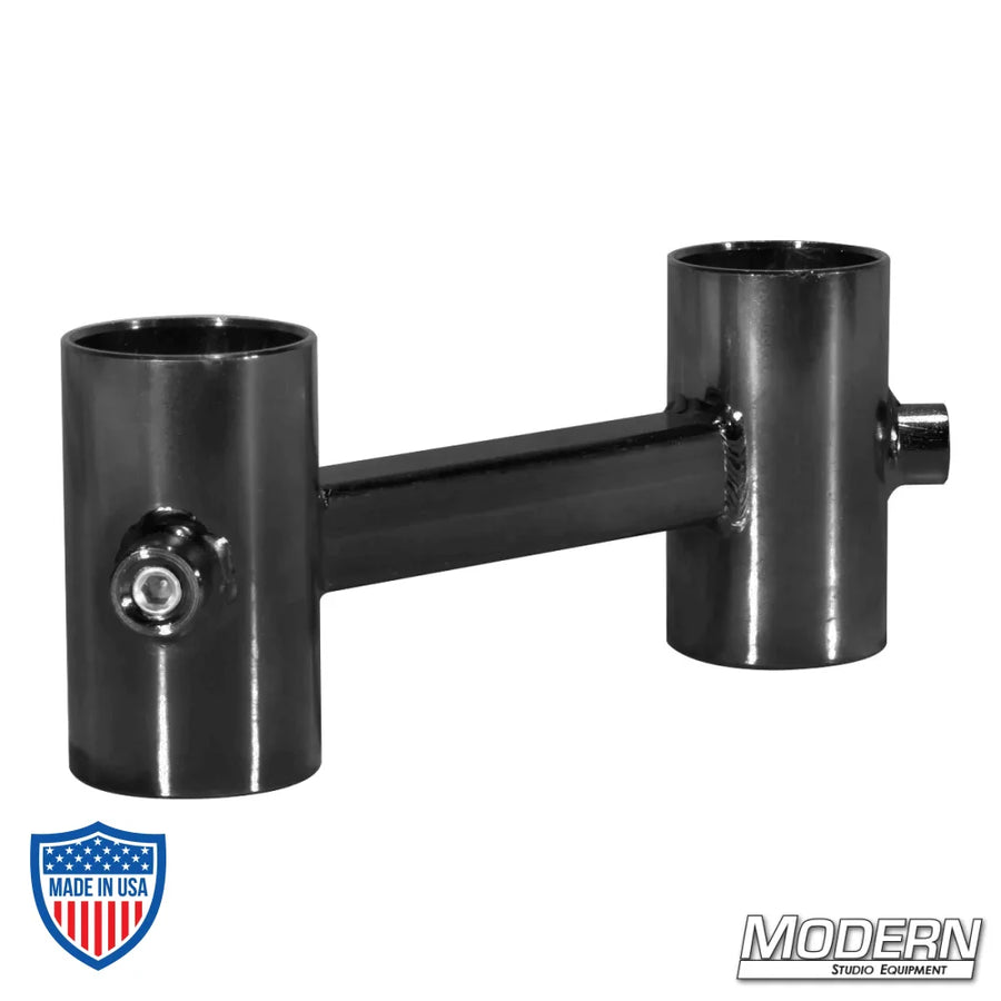 Mini Ladder Truss for 1-1/4" Speed-Rail® with welded receivers, used for film grip and rigging to support lights in tight spaces.